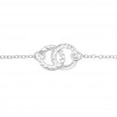 Bratara din argint cu cercuri intrepatrunse model DiAmanti DIA25070